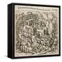 Some Indians are Killed, Some Perish in a Fire-Theodor de Bry-Framed Stretched Canvas