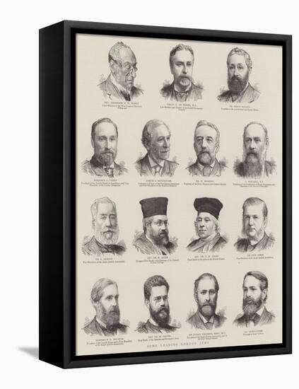 Some Leading London Jews-null-Framed Stretched Canvas