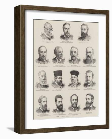 Some Leading London Jews-null-Framed Giclee Print