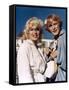 Some Like it Hot 1959 Directed by Billy Wilder Marilyn Monroe and Jack Lemmon-null-Framed Stretched Canvas