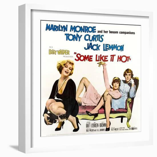 Some Like it Hot, 1959-null-Framed Premium Giclee Print