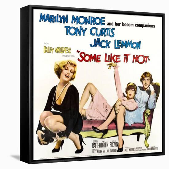 Some Like it Hot, 1959-null-Framed Stretched Canvas