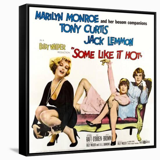 Some Like it Hot, 1959-null-Framed Stretched Canvas