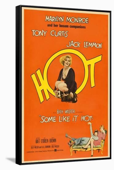 Some Like it Hot, 1959-null-Framed Stretched Canvas