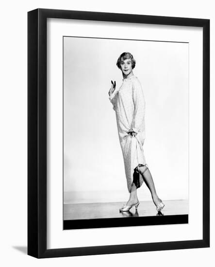 Some Like It Hot, Jack Lemmon, 1959, Showing 'Her' Stockings-null-Framed Photo