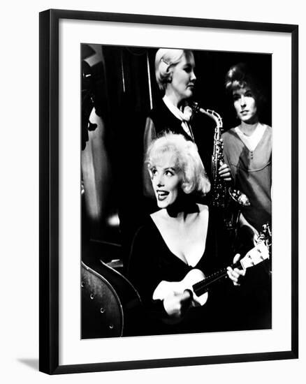 Some Like it Hot, Marilyn Monroe, 1959-null-Framed Art Print