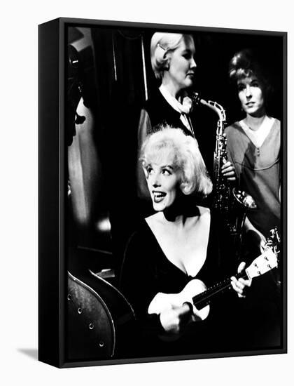 Some Like it Hot, Marilyn Monroe, 1959-null-Framed Stretched Canvas