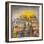 Some Men Looking for Bed Bugs before Crawling into Bed-Ronald Ginther-Framed Giclee Print