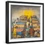 Some Men Looking for Bed Bugs before Crawling into Bed-Ronald Ginther-Framed Giclee Print