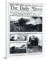 Some More Wonderful Photographs of Tanks in Action, 1000 Pounds was Paid for Exclusive Pictures-null-Framed Photographic Print