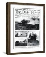 Some More Wonderful Photographs of Tanks in Action, 1000 Pounds was Paid for Exclusive Pictures-null-Framed Photographic Print