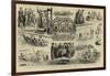 Some Notes at a Ladies' Swimming Competition-Godefroy Durand-Framed Giclee Print