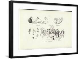 Some Notes at Hyeres-Phil May-Framed Giclee Print