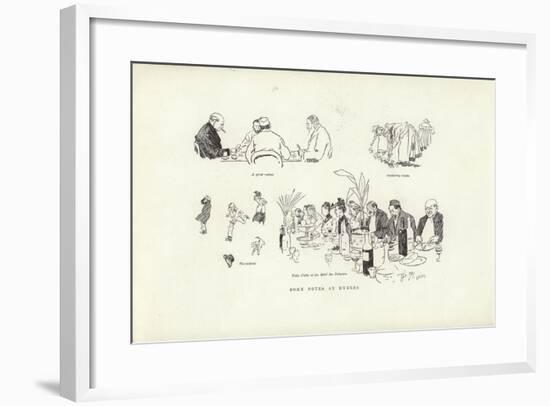 Some Notes at Hyeres-Phil May-Framed Giclee Print