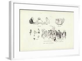 Some Notes at Hyeres-Phil May-Framed Giclee Print