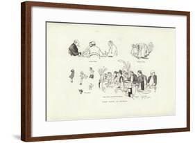 Some Notes at Hyeres-Phil May-Framed Giclee Print