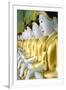 Some of the 45 Buddha Images Found at a Crescent-Shaped Colonnade at Umin Thounzeh on Sagaing Hill-Lee Frost-Framed Photographic Print