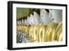 Some of the 45 Buddha Images Found at a Crescent-Shaped Colonnade at Umin Thounzeh on Sagaing Hill-Lee Frost-Framed Photographic Print