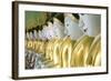 Some of the 45 Buddha Images Found at a Crescent-Shaped Colonnade at Umin Thounzeh on Sagaing Hill-Lee Frost-Framed Photographic Print