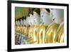 Some of the 45 Buddha Images Found at a Crescent-Shaped Colonnade at Umin Thounzeh on Sagaing Hill-Lee Frost-Framed Photographic Print