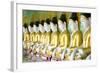 Some of the 45 Buddha Images Found at a Crescent-Shaped Colonnade at Umin Thounzeh on Sagaing Hill-Lee Frost-Framed Photographic Print