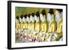 Some of the 45 Buddha Images Found at a Crescent-Shaped Colonnade at Umin Thounzeh on Sagaing Hill-Lee Frost-Framed Photographic Print