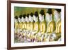 Some of the 45 Buddha Images Found at a Crescent-Shaped Colonnade at Umin Thounzeh on Sagaing Hill-Lee Frost-Framed Photographic Print