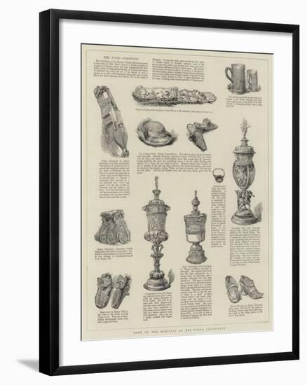 Some of the Exhibits at the Tudor Exhibition-null-Framed Giclee Print