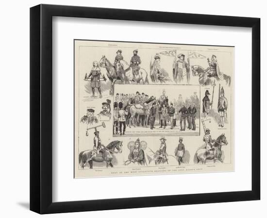 Some of the Most Attractive Features of the Lord Mayor's Show-null-Framed Giclee Print