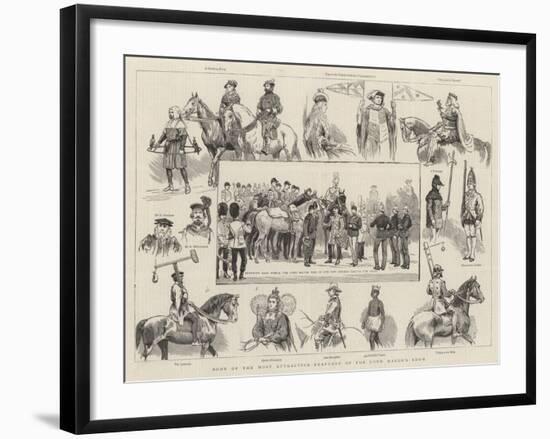 Some of the Most Attractive Features of the Lord Mayor's Show-null-Framed Giclee Print