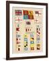 Some of the Signal Flags of Royal Navy Including the Royal Standard White Ensign Union Jack-null-Framed Photographic Print