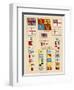 Some of the Signal Flags of Royal Navy Including the Royal Standard White Ensign Union Jack-null-Framed Photographic Print