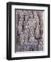 Some of the Six Thousand Statues in the Army of Terracotta Warriors, Shaanxi Province, China-Gavin Hellier-Framed Photographic Print