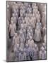 Some of the Six Thousand Statues in the Army of Terracotta Warriors, Shaanxi Province, China-Gavin Hellier-Mounted Photographic Print
