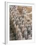 Some of the Six Thousand Statues in the Army of Terracotta Warriors, Shaanxi Province, China-Gavin Hellier-Framed Photographic Print