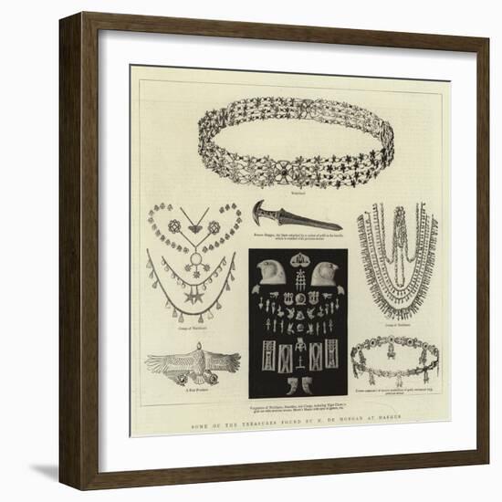 Some of the Treasures Found by M De Morgan at Dashur-null-Framed Giclee Print