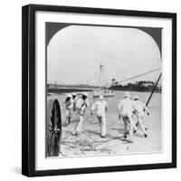 Some Operations of the Life Saving Corps, Jamestown Exposition, Virginia, USA, 1907-null-Framed Photographic Print