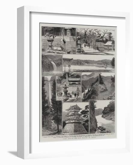 Some Out-Of-The-Way Places in Japan-null-Framed Giclee Print
