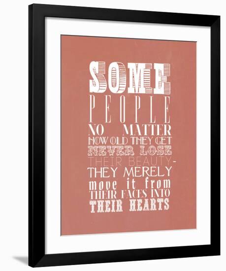 Some People No Matter How Old They Get Never Lose-null-Framed Giclee Print