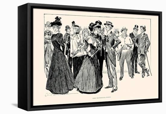 Some Professional People-Charles Dana Gibson-Framed Stretched Canvas