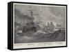 Some Russian War-Ships-Fred T. Jane-Framed Stretched Canvas
