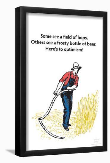 Some See A Field of Hops-null-Framed Poster