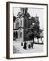 Some Serbian People Strolling in Front of a Church, Belgrade-null-Framed Photographic Print