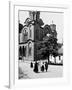 Some Serbian People Strolling in Front of a Church, Belgrade-null-Framed Photographic Print