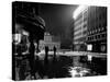 Some Serbian Workers Cleaning a Street at Night, Belgrade-null-Stretched Canvas