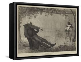 Some Simple Pleasure That in Memory Lives-Alfred Edward Emslie-Framed Stretched Canvas