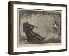 Some Simple Pleasure That in Memory Lives-Alfred Edward Emslie-Framed Giclee Print