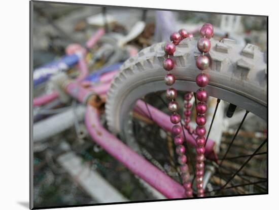Some Six Months after Hurricane Katrina the Gulf Coast Mardi Gras Beads are Flying Again-null-Mounted Premium Photographic Print