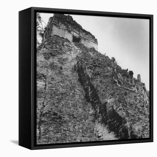 Some Tikal Ruins-Fritz Goro-Framed Stretched Canvas