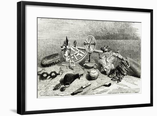 Some Tools and Objects Used by Sir John Franklin-null-Framed Giclee Print